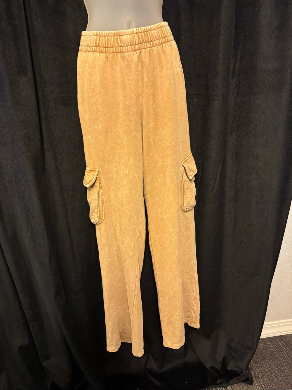 wild fable Tan Wide-Leg Cargo Pants